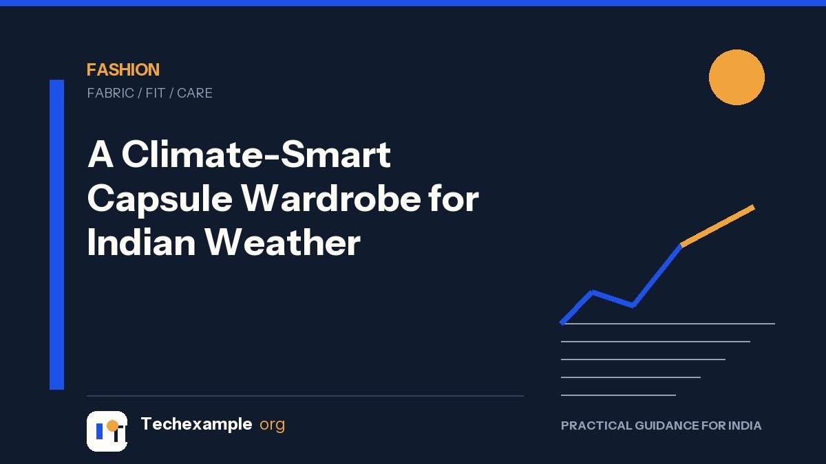 A Climate-Smart Capsule Wardrobe for Indian Weather — Techexample Org